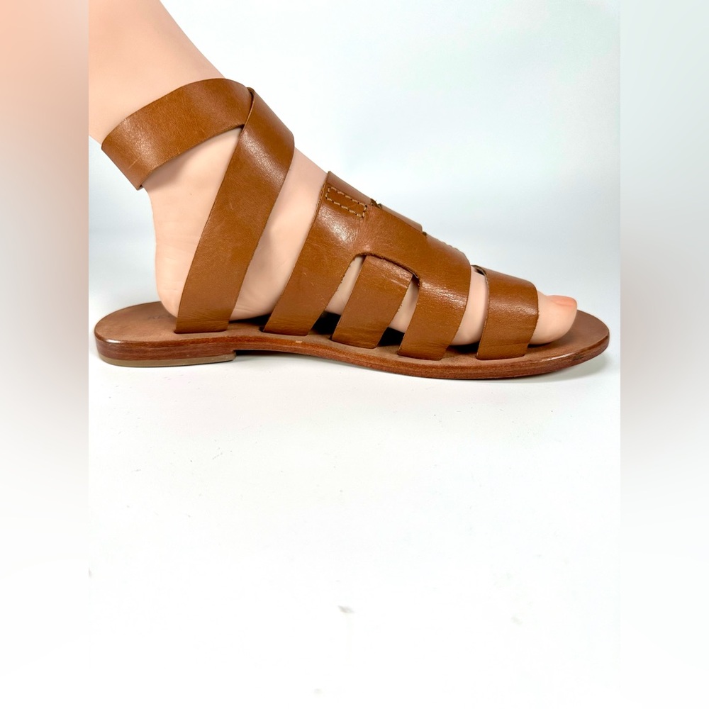 Kelsie Daggar Women’s Cut Out Sandals Brooklyn Ankle Strap Wrap - Picture 5 of 13